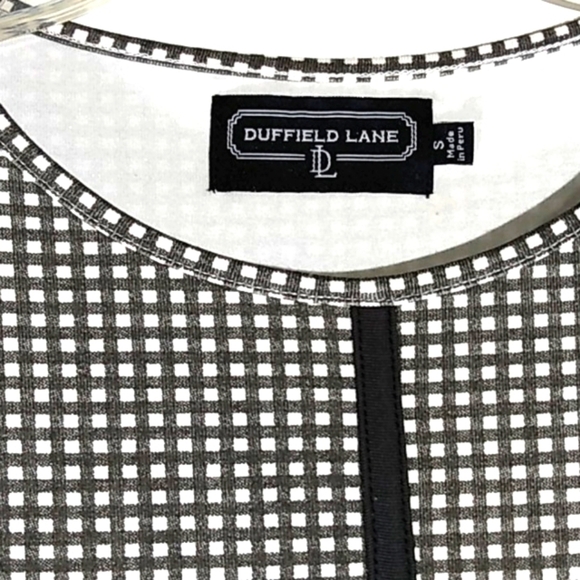 DUFFIELD LANE GINGHAM FIT & FLARE DRESS SIZE SMALL - Picture 5 of 9